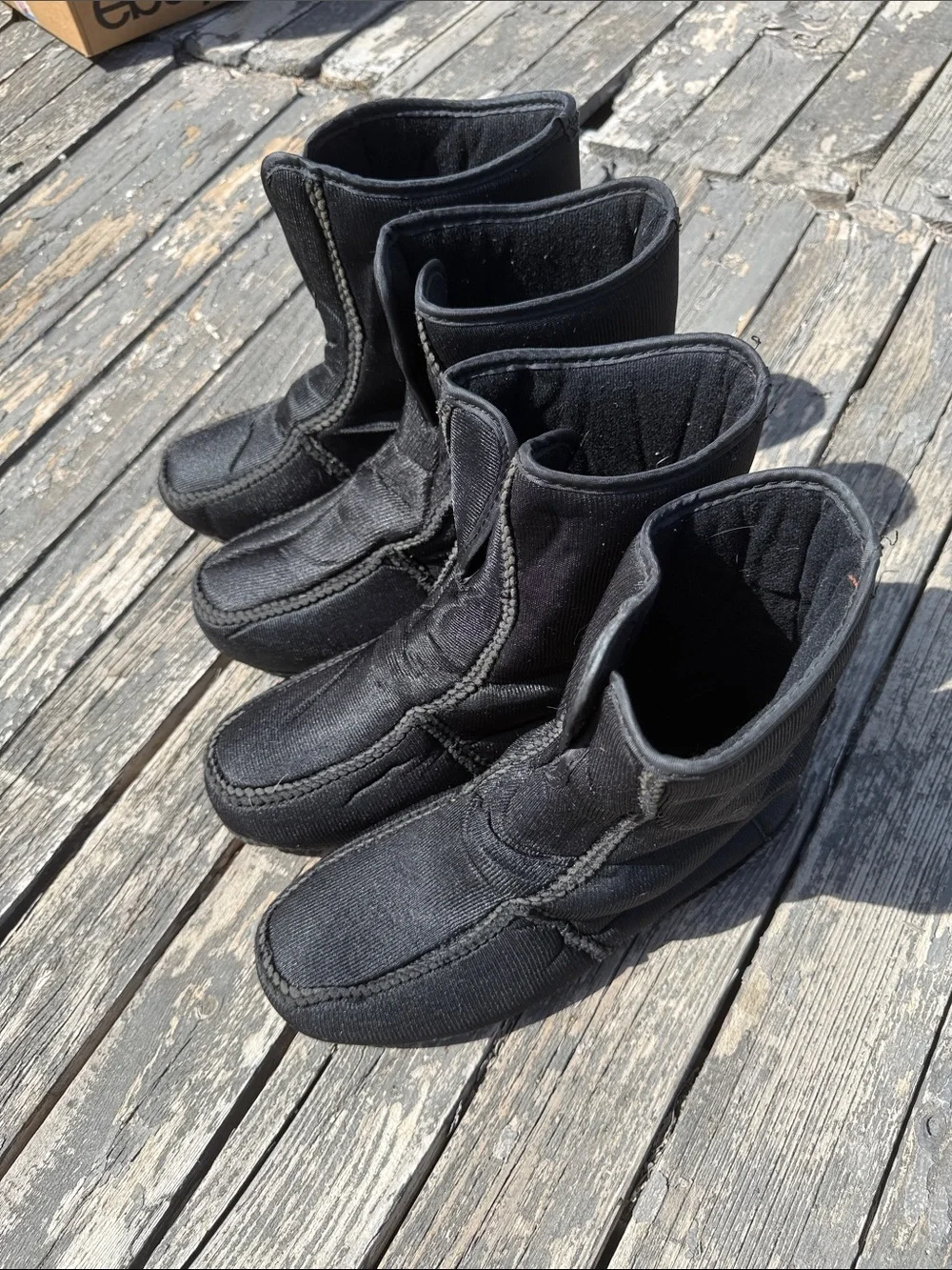Men's Black Boot Liners- 2 Pair Bundle. Warm & Soft! Size 10